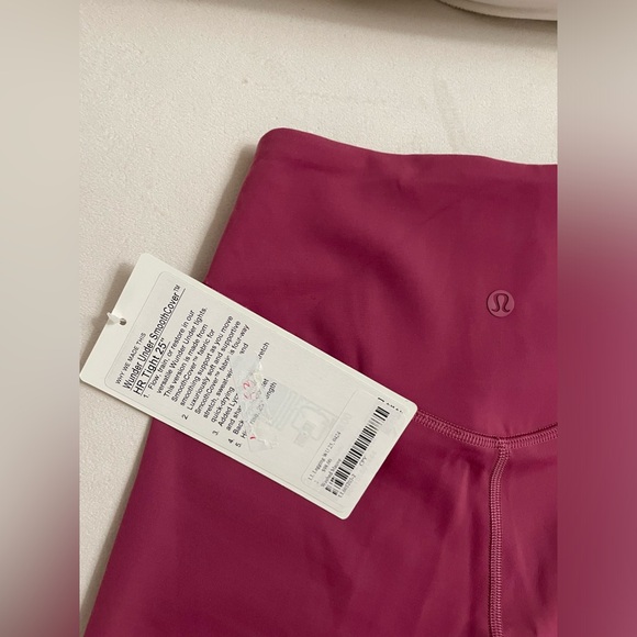 NEW Lululemon Wunder Under Smoothcover High Rise Tights Legging Mauve Size 2 - Picture 5 of 5